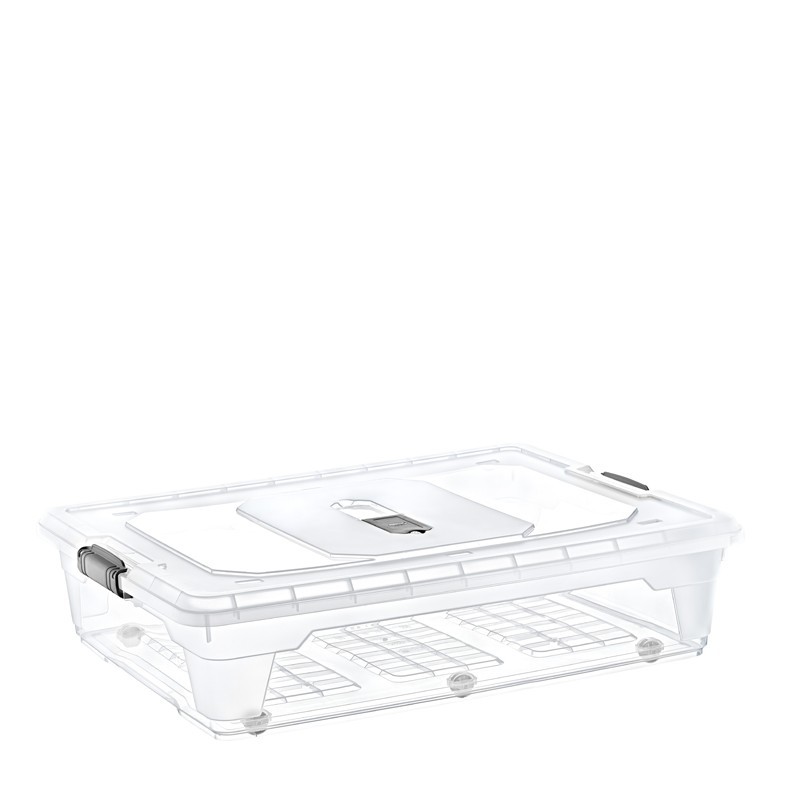 Контейнер для хранения Bee Home mega multi box на колесиках прозрачный 55 л (0433) 
Контейнер для хранения Bee Home mega multi box на колесиках прозрачный 55 л (0433)