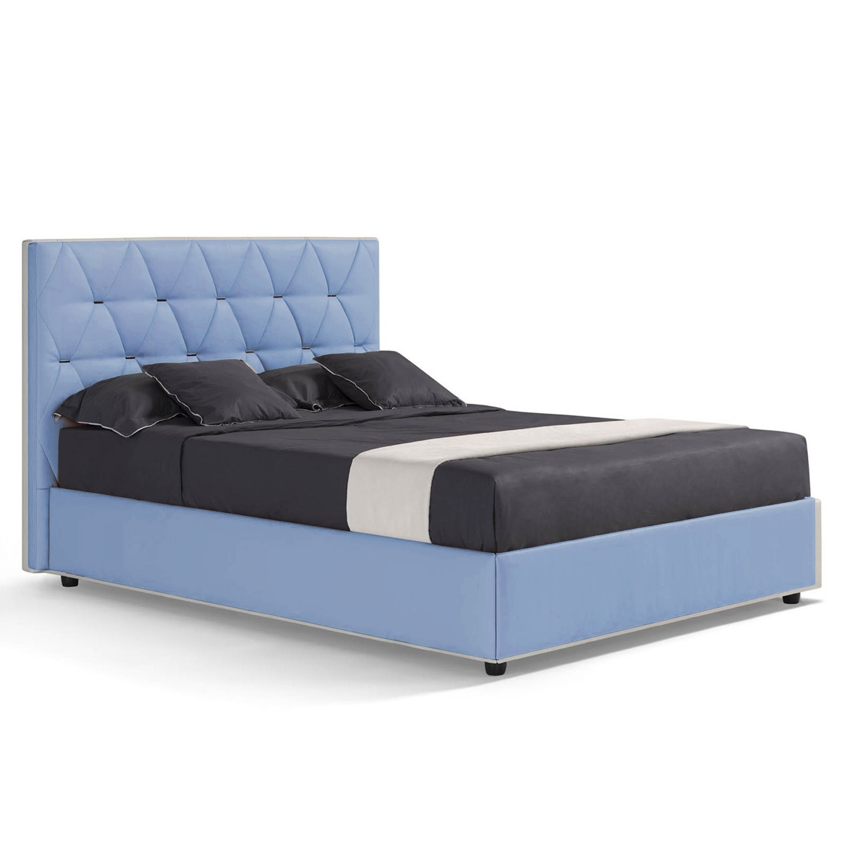 Кровать Нью-Йорк ромбы люкс с механизмом (Green Sofa) Голубая 160х200 381161_13
Кровать Нью-Йорк ромбы люкс с механизмом (Green Sofa) Голубая 160х200 381161_13