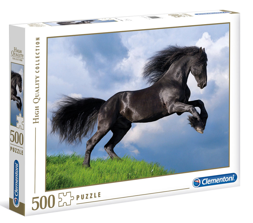 Пазли Clementoni - High Quality Collection - Фризький чорний кінь, 500 елементів (35071)
Пазли Clementoni - High Quality Collection - Фризький чорний кінь, 500 елементів (35071)