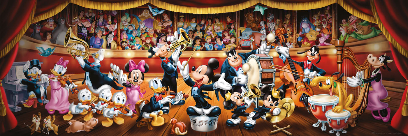 Пазли Clementoni Панорама - Діснеївський оркестр / Disney, 1000 елементів (39445)
Пазли Clementoni Панорама - Діснеївський оркестр / Disney, 1000 елементів (39445)
