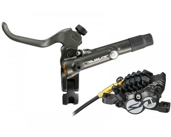 Тормоз гідравлічний дисковий SHIMANO M820 SAINT передній 4-поршня гидролінія J-kit 1000мм
Тормоз гідравлічний дисковий SHIMANO M820 SAINT передній 4-поршня гидролінія J-kit 1000мм