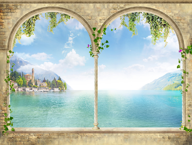 Фотообои Фрески 'Вид на море' (2458) , Классик
Фотообои Фрески 'Вид на море' (2458) , Классик