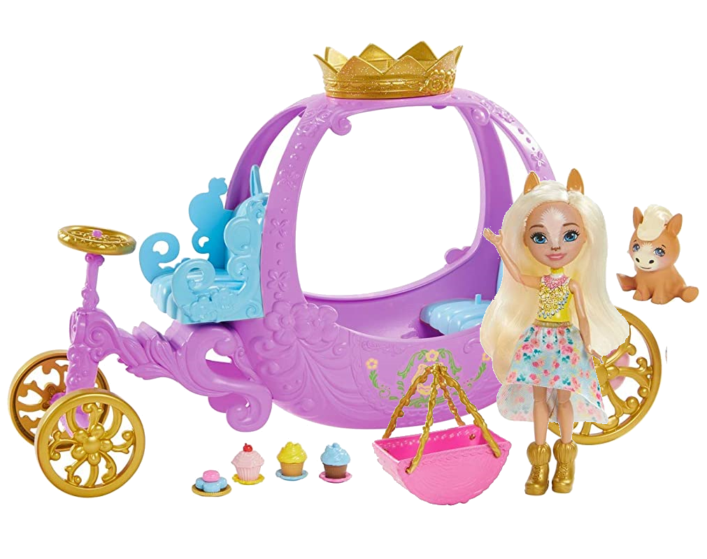 Игровой набор Enchantimals Royal Энчантималс королевская карета с пони Пеолой GYJ16
Игровой набор Enchantimals Royal Энчантималс королевская карета с пони Пеолой GYJ16