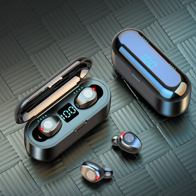Беспроводные наушники bluetooth F9 TWS V 5.0 с индикатором заряда. Водонепроницаемые.
Беспроводные наушники bluetooth F9 TWS V 5.0 с индикатором заряда. Водонепроницаемые.