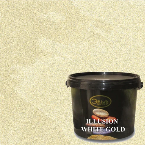 Гладкое декоративное покрытие с перламутровым эффектом Elf ILLUSION WHITE GOLD 5 кг
Гладкое декоративное покрытие с перламутровым эффектом Elf ILLUSION WHITE GOLD 5 кг