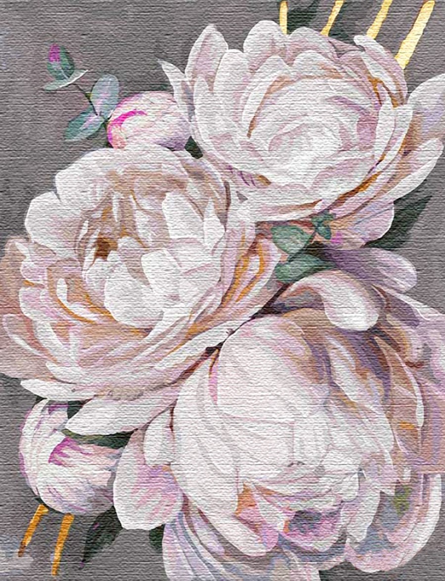 Картина по номерам Белоснежные пионы с золотой краской, 50x65 Идейка (КНО13115) (0079-2459)
Картина по номерам Белоснежные пионы с золотой краской, 50x65 Идейка (КНО13115) (0079-2459)