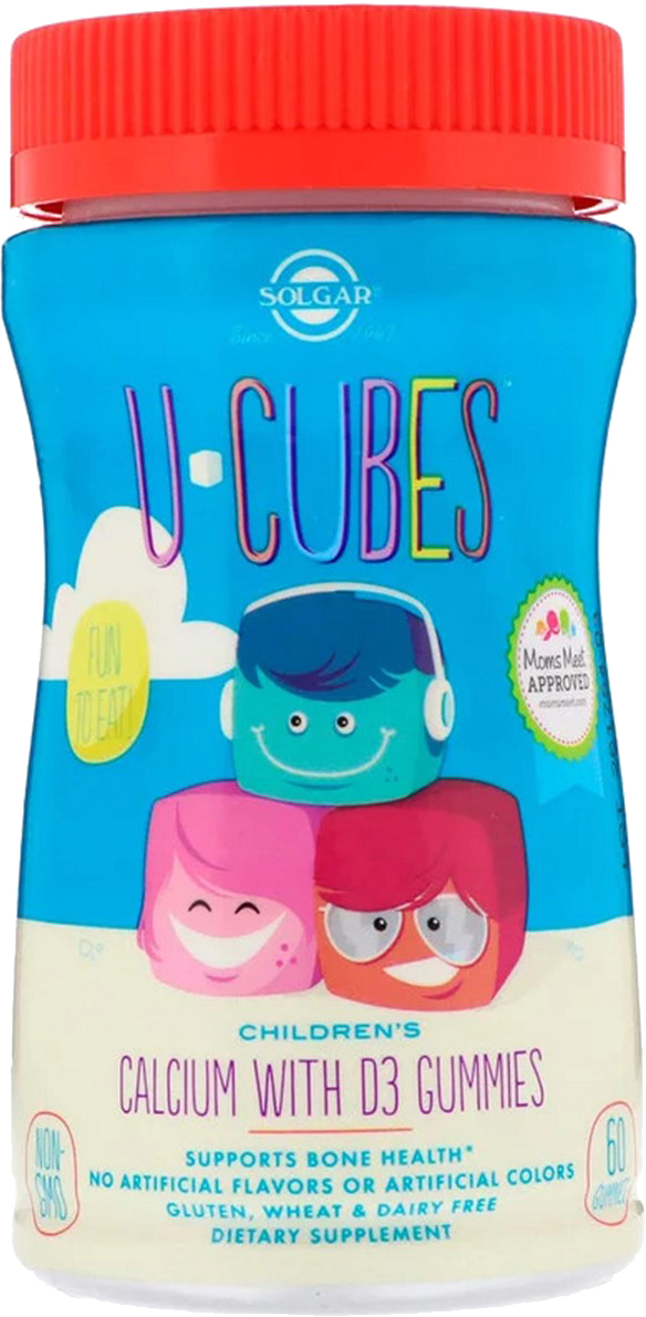 Кальций Solgar с D3 для Детей, U-Cubes, Children's Calcium With D3, 60 жевательных конфет (33984576070)
Кальций Solgar с D3 для Детей, U-Cubes, Children's Calcium With D3, 60 жевательных конфет (33984576070)