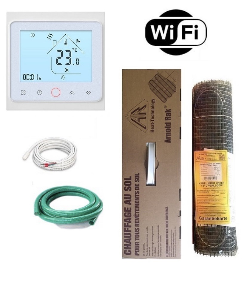 Теплый пол Arnold Rak нагревательный двухжильный мат FH-ЕС 180 1260Вт 7 м² с WI-FI White терморегулятором
Теплый пол Arnold Rak нагревательный двухжильный мат FH-ЕС 180 1260Вт 7 м² с WI-FI White терморегулятором