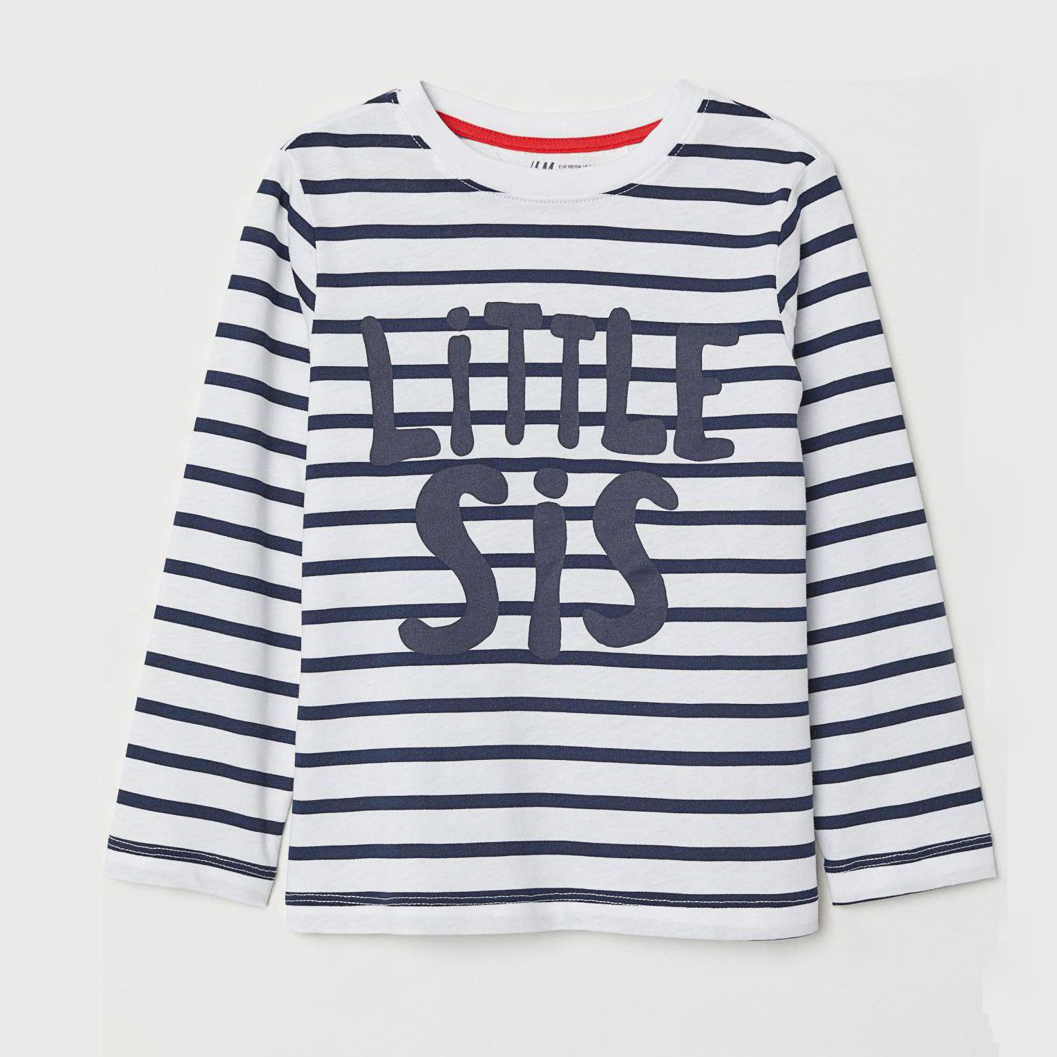Футболка с длинными рукавами H&M 6828548-AEBM 122-128 см Белая в полоску с принтом
Футболка с длинными рукавами H&M 6828548-AEBM 122-128 см Белая в полоску с принтом