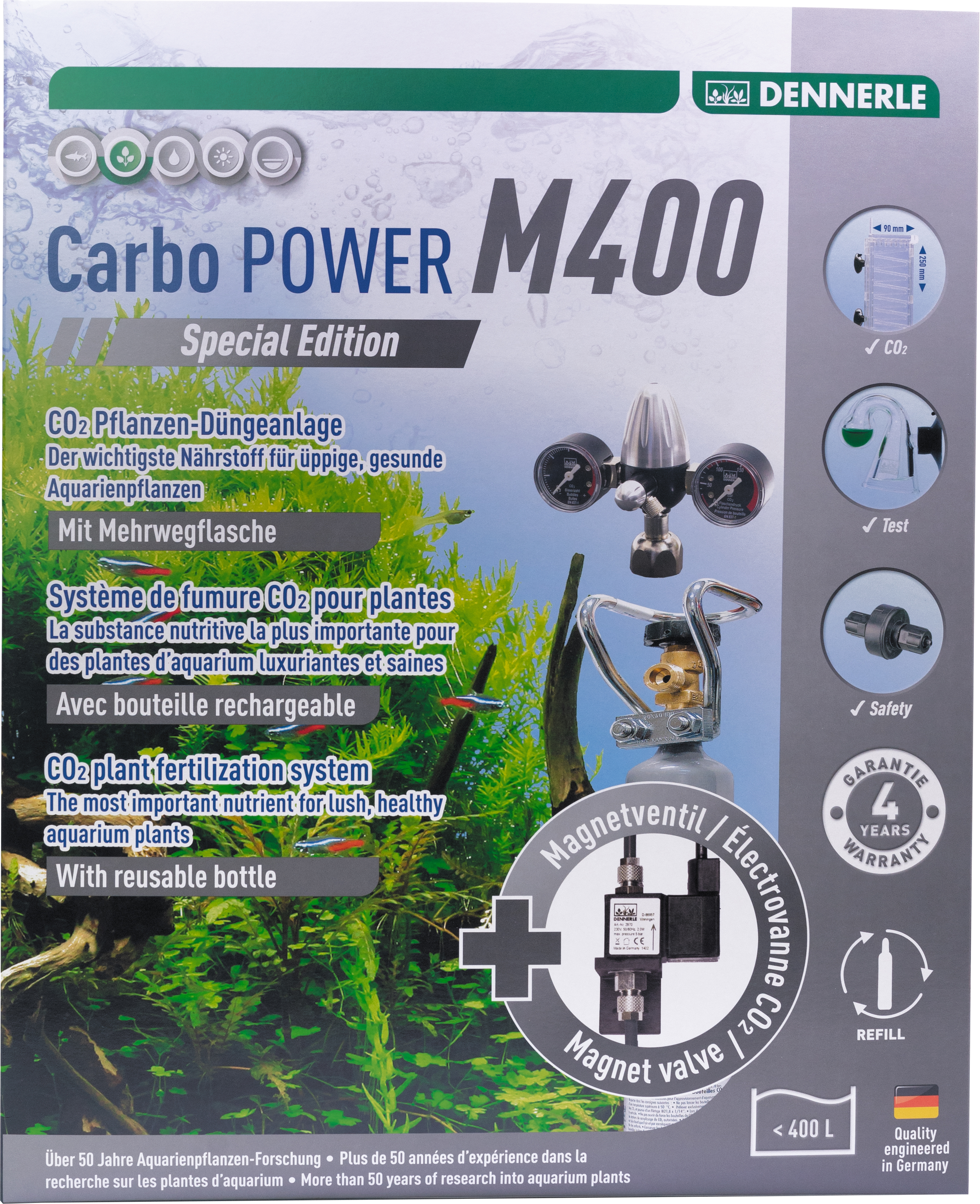 Установка для удобрения аквариумных растений углекислым газом Dennerle Carbo POWER M400 Special Edition
Установка для удобрения аквариумных растений углекислым газом Dennerle Carbo POWER M400 Special Edition