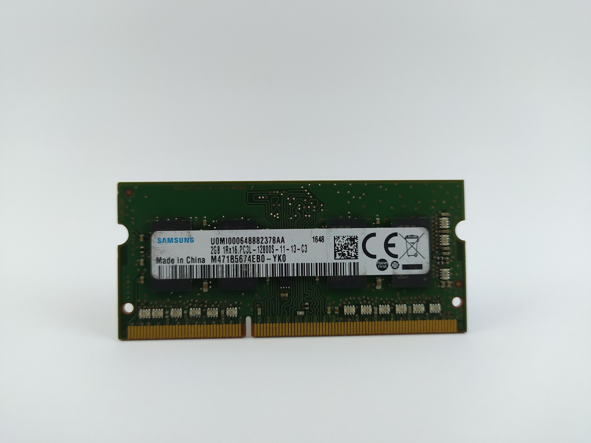 Оперативная память для ноутбука SODIMM Samsung DDR3L 2Gb 1600MHz PC3L-12800S (M471B5674EB0-YK0) 4455 Б/У
Оперативная память для ноутбука SODIMM Samsung DDR3L 2Gb 1600MHz PC3L-12800S (M471B5674EB0-YK0) 4455 Б/У