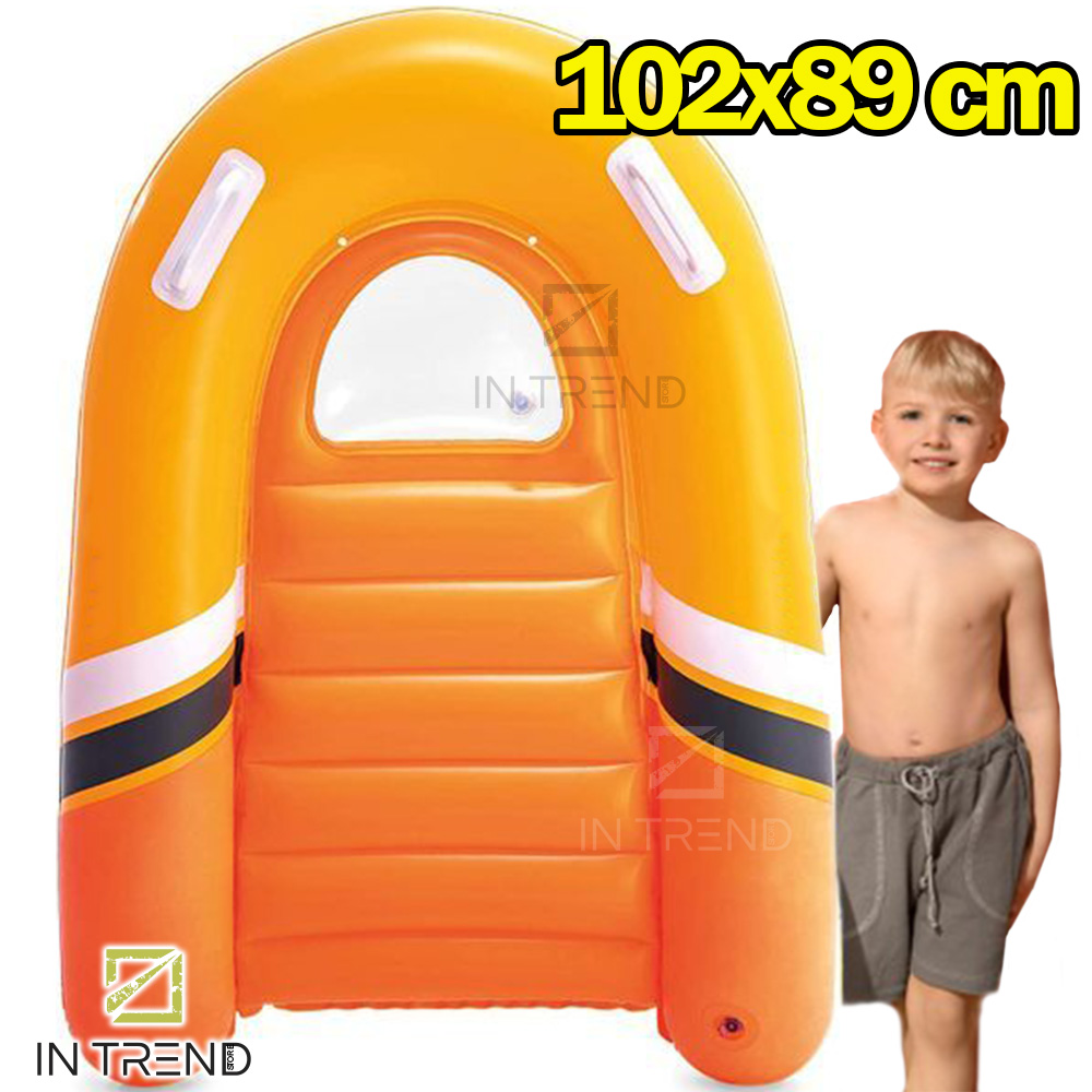 Надувная доска для плавания и отдыха с ручками Intex 102 х 89 см - Водный детский и взрослый одномесный летний пляжный матрац - Оранжевый
Надувная доска для плавания и отдыха с ручками Intex 102 х 89 см - Водный детский и взрослый одномесный летний пляжный матрац - Оранжевый