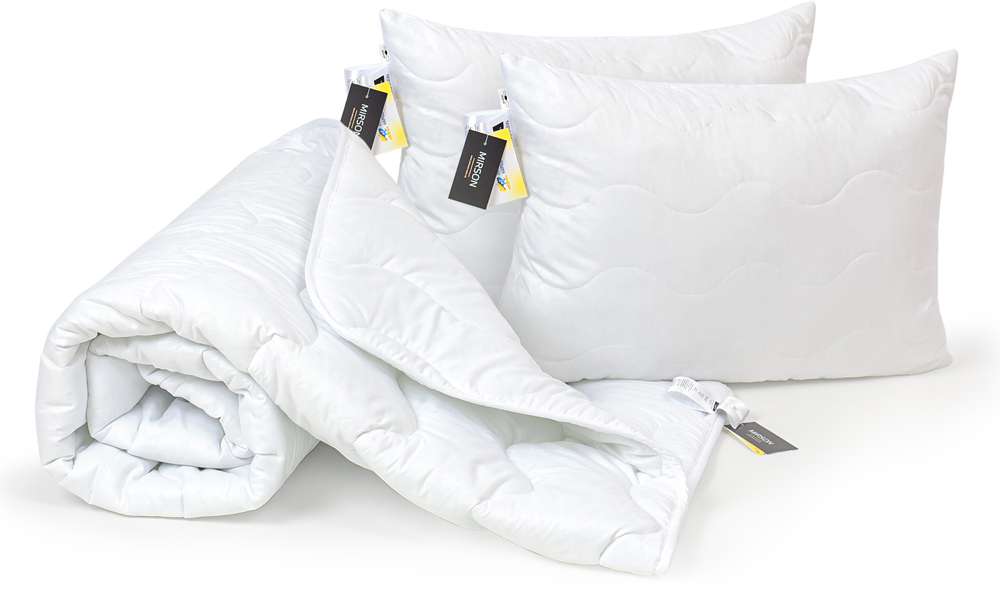 Набор антиаллергенный MirSon EcoSilk Всесезонный №1503 Eco Light White Soft Одеяло + подушки 50x70 2 шт
Набор антиаллергенный MirSon EcoSilk Всесезонный №1503 Eco Light White Soft Одеяло + подушки 50x70 2 шт