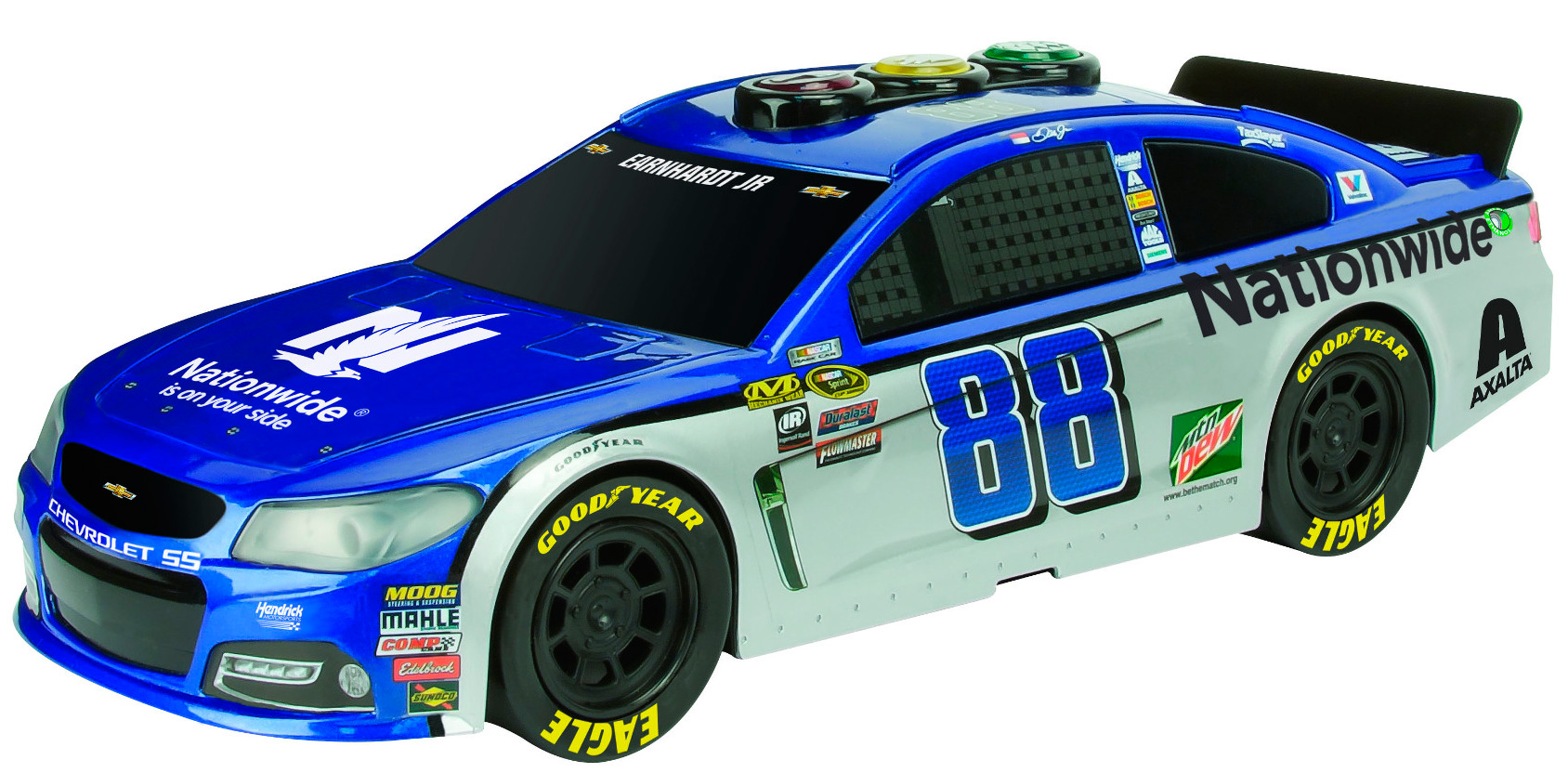 Машина 2016 Dale Earnhardt Jr. Nationwide Chevy (свет, звук) 33 см, Road Rippers, Toy State (12-32680)
Машина 2016 Dale Earnhardt Jr. Nationwide Chevy (свет, звук) 33 см, Road Rippers, Toy State (12-32680)