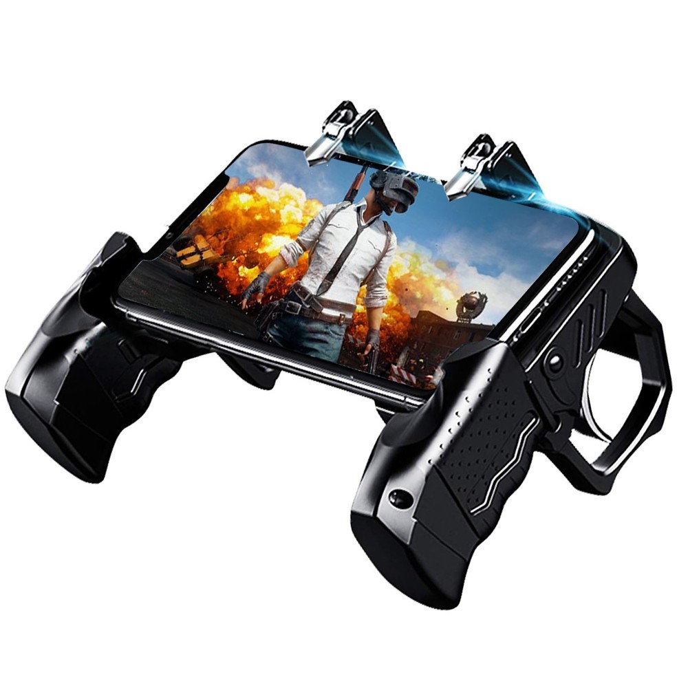 Беспроводной геймпад триггер PUBG Black игровой контроллер для смартфонов до 6,5 дюймов
Беспроводной геймпад триггер PUBG Black игровой контроллер для смартфонов до 6,5 дюймов