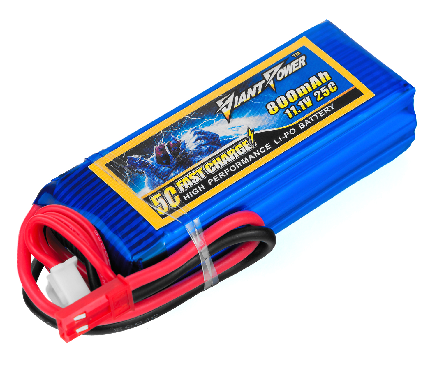 Акумулятор для радіокерованої моделі Giant Power (Dinogy) Li-Pol 800 мАг 11.1 В 66x26x18 мм JST
Акумулятор для радіокерованої моделі Giant Power (Dinogy) Li-Pol 800 мАг 11.1 В 66x26x18 мм JST