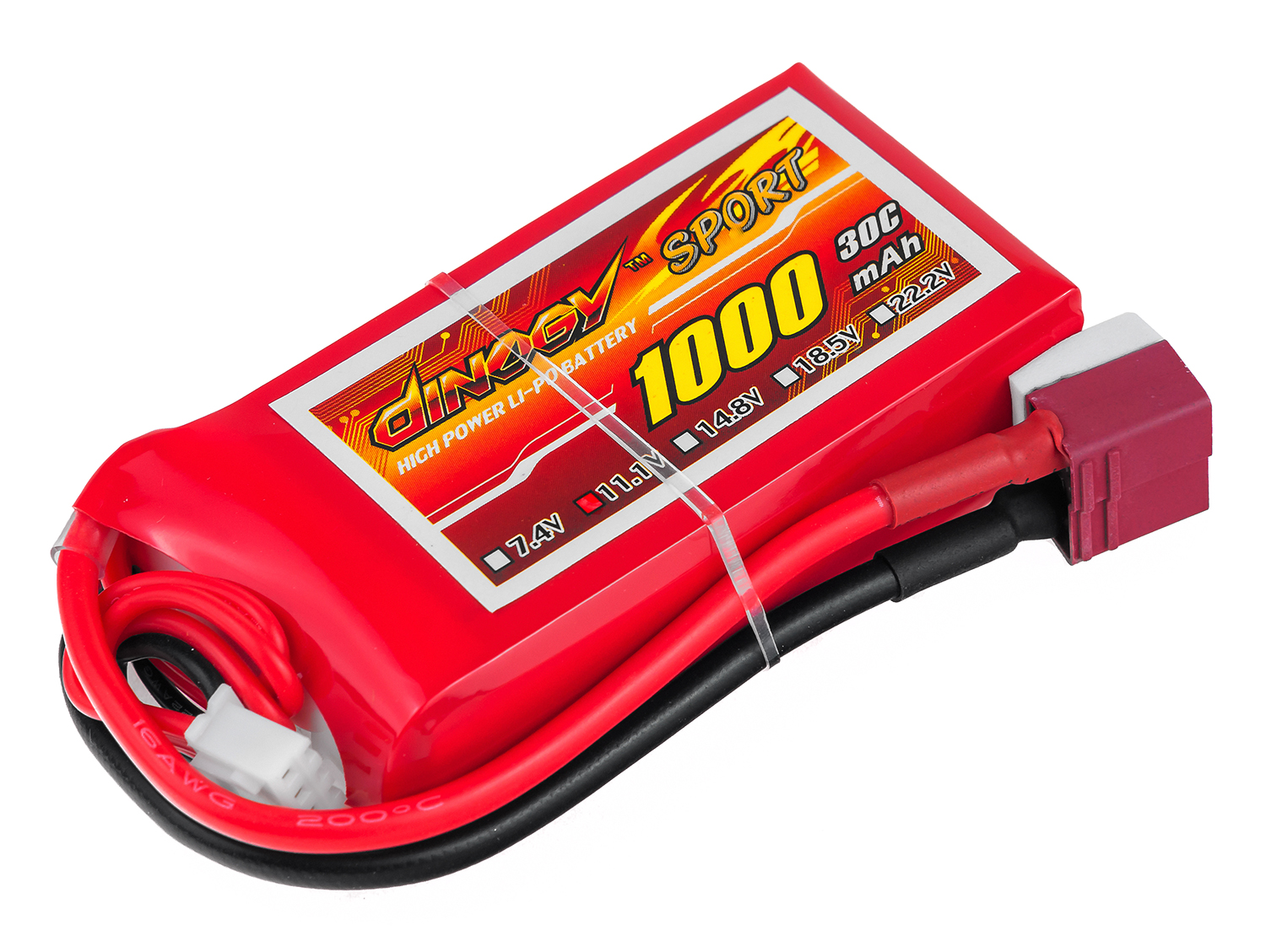 Акумулятор для радіокерованої моделі Dinogy Li-Pol 1000 мАг 11.1 В 68x35x18 мм T-Plug
Акумулятор для радіокерованої моделі Dinogy Li-Pol 1000 мАг 11.1 В 68x35x18 мм T-Plug