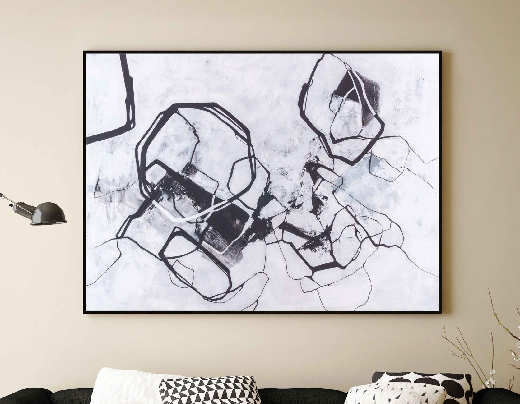 Картина абстракция акриловыми красками на холсте Mati Black and white Ручной работы 130х90 см (AA-028 130-90)
Картина абстракция акриловыми красками на холсте Mati Black and white Ручной работы 130х90 см (AA-028 130-90)