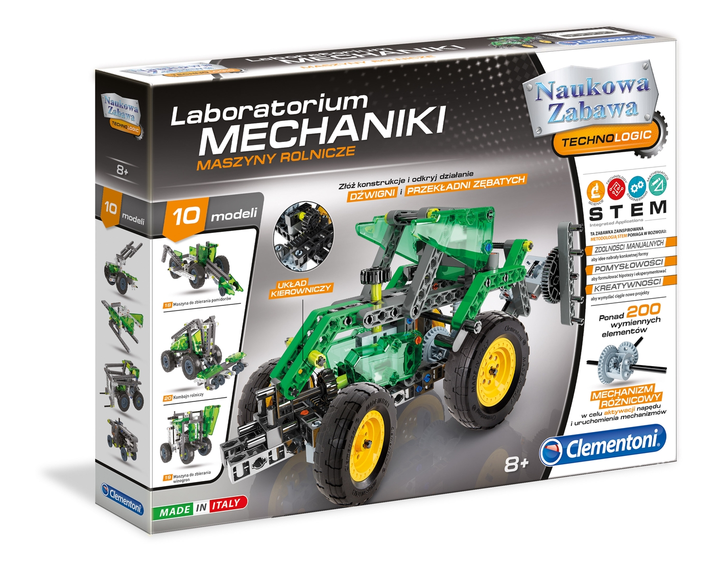 Конструктор Clementoni Laboratory of Mechanics Сельскохозяйственная техника 60951
Конструктор Clementoni Laboratory of Mechanics Сельскохозяйственная техника 60951