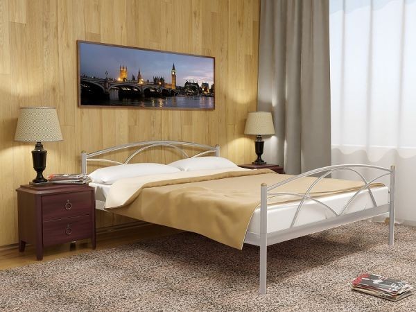 Кровать Palermo-2 Метакам 160х190 см. Алюминий
Кровать Palermo-2 Метакам 160х190 см. Алюминий