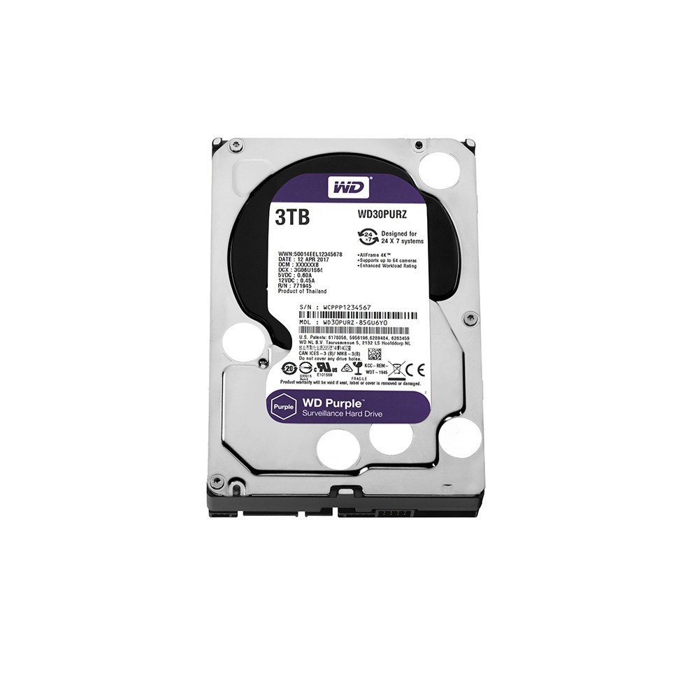Жесткий диск Western Digital Purple 3TB 64MB 5400rpm WD30PURZ 3.5 SATA III
Жесткий диск Western Digital Purple 3TB 64MB 5400rpm WD30PURZ 3.5 SATA III