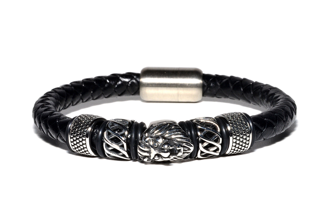 Браслет Кожаный MS Bracelet Leather Black King 382msb мужской Черный Лев 21 размер
Браслет Кожаный MS Bracelet Leather Black King 382msb мужской Черный Лев 21 размер