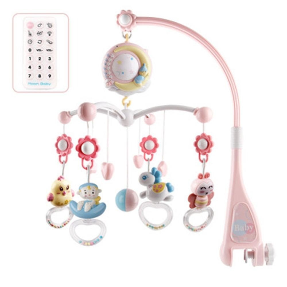 Музыкальный мобиль на кроватку Baby Bell Moon 3 в 1 с ночником, проектором и пультом управления розовый
Музыкальный мобиль на кроватку Baby Bell Moon 3 в 1 с ночником, проектором и пультом управления розовый