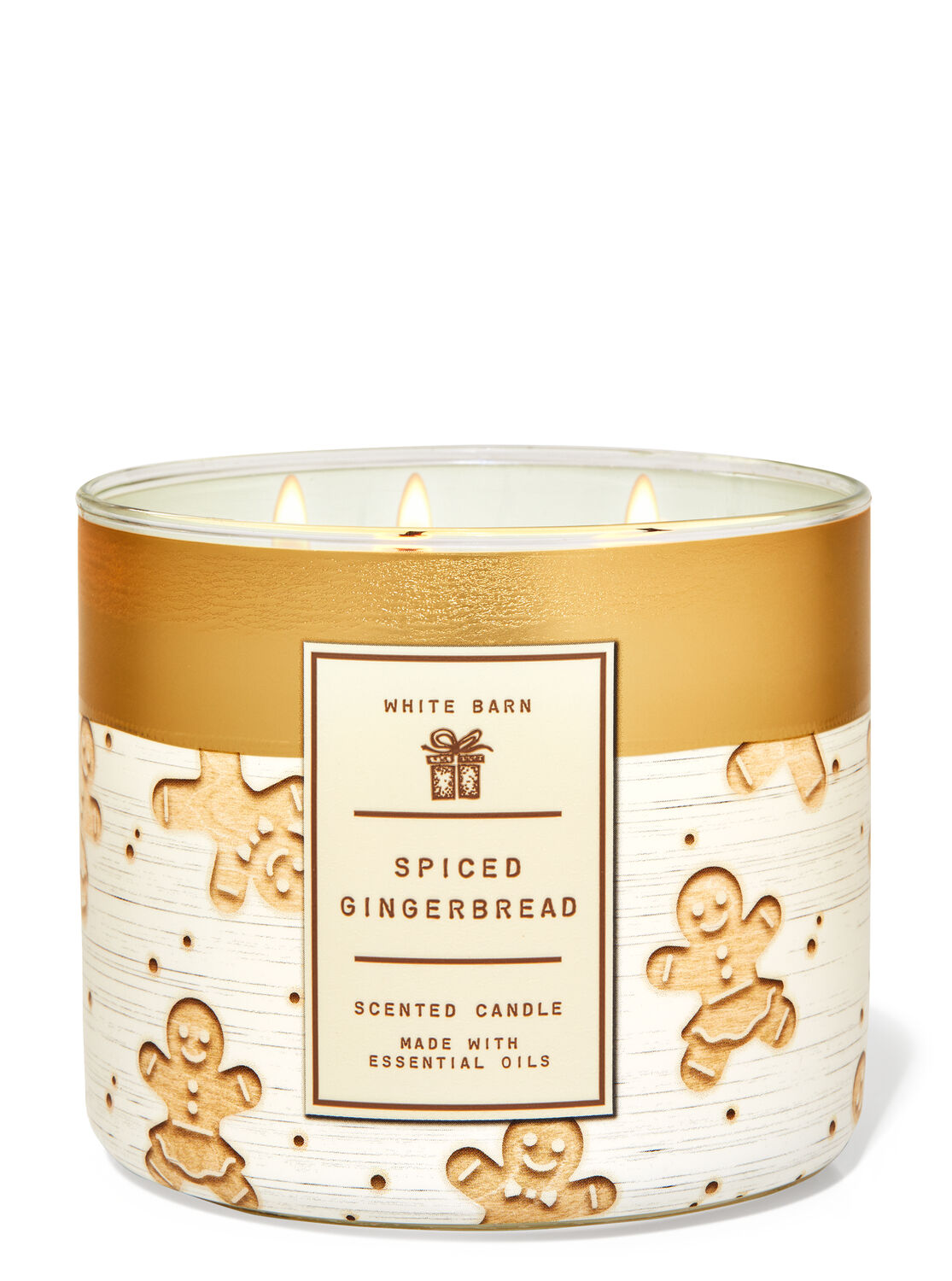 Свеча ароматизированная SPICED GINGERBREAD Bath & Body Works BBW0064W 411 г Молочный
Свеча ароматизированная SPICED GINGERBREAD Bath & Body Works BBW0064W 411 г Молочный