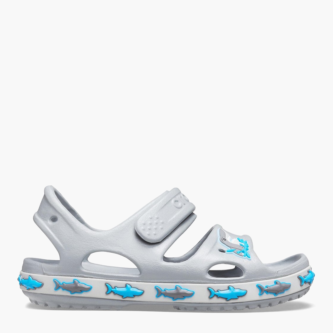 Сандалии Crocs Kids Fun Lab Shark Band Sandal 206365-007-C8 25 14.9 см Light Grey
Сандалии Crocs Kids Fun Lab Shark Band Sandal 206365-007-C8 25 14.9 см Light Grey