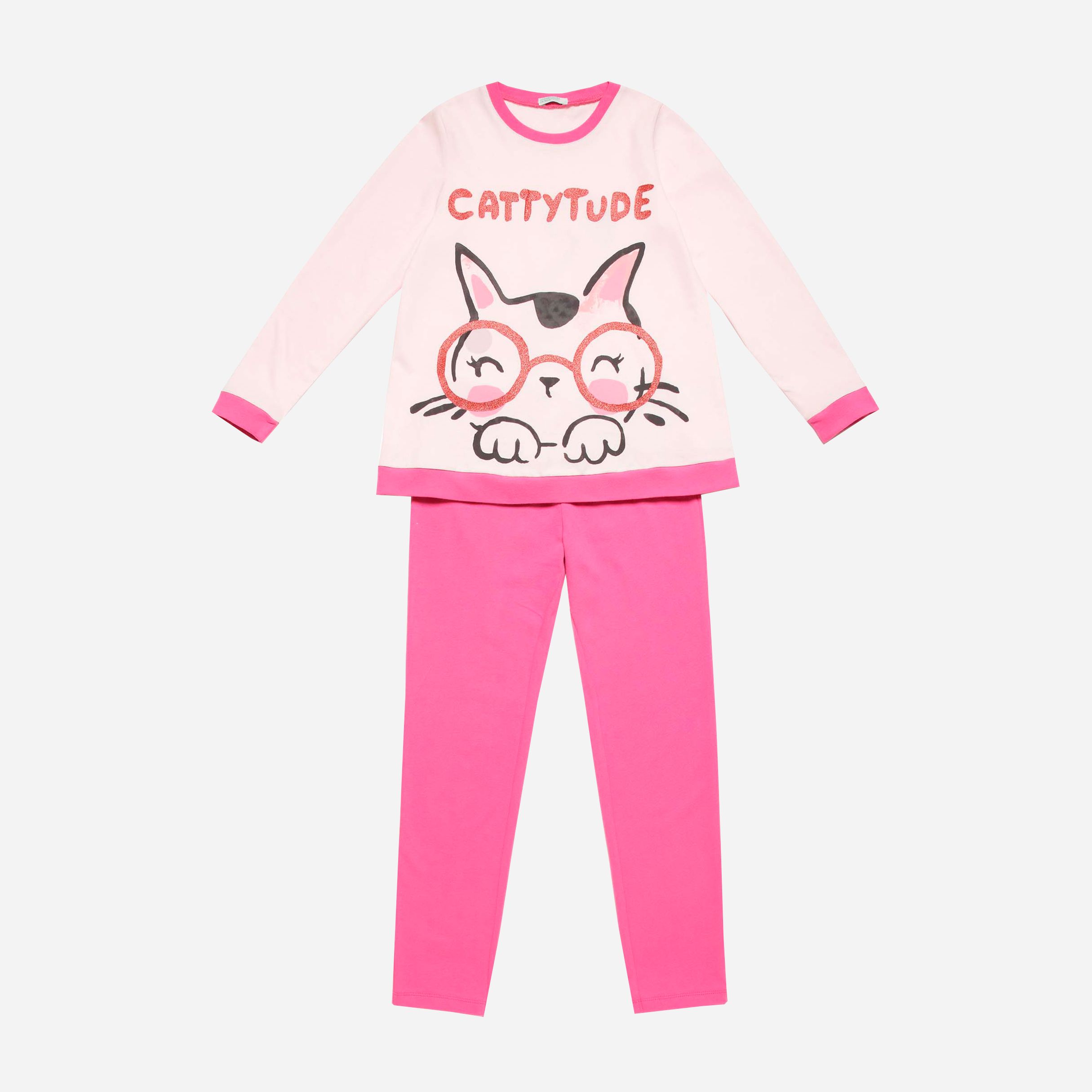 Пижама (футболка с длинными рукавами + штаны) United Colors of Benetton 3I8X0P22T-003 110 см
Пижама (футболка с длинными рукавами + штаны) United Colors of Benetton 3I8X0P22T-003 110 см