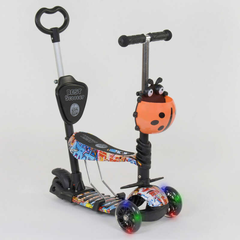 Самокат 5в1 Best Scooter, PU колеса, подсветка колес, Абстракция Multicolor (74071)
Самокат 5в1 Best Scooter, PU колеса, подсветка колес, Абстракция Multicolor (74071)