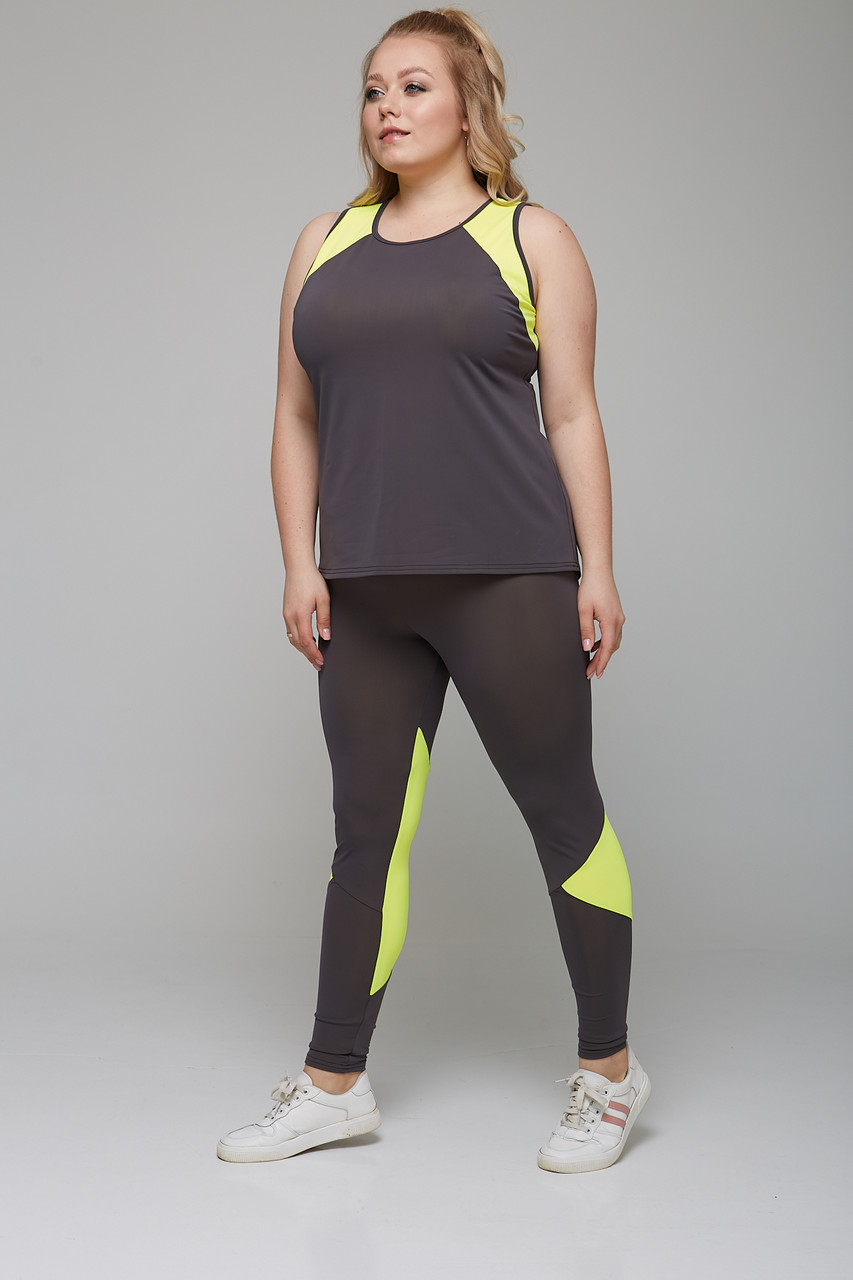 Женский спортивный комплект с утяжкой Asalart Grace Gray + Yellow XXL Графит - Желтый 556719
Женский спортивный комплект с утяжкой Asalart Grace Gray + Yellow XXL Графит - Желтый 556719