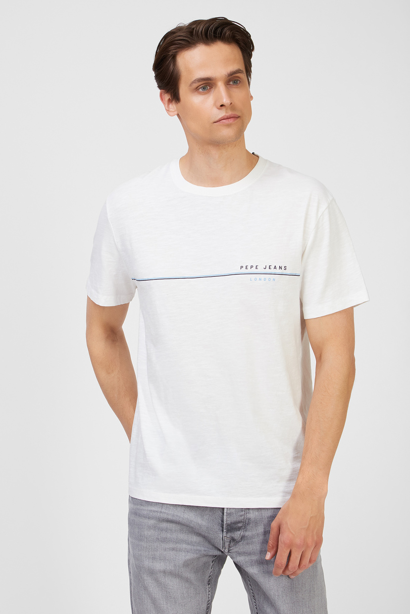 Мужская белая футболка GILBERT Pepe Jeans PM507758, Мужская белая футболка GILBERT Pepe Jeans S PM507758
Мужская белая футболка GILBERT Pepe Jeans PM507758, Мужская белая футболка GILBERT Pepe Jeans S PM507758