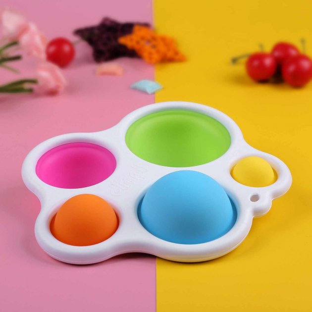 Сенсорная игрушка Simple Dimple-3 5 пупырок поп ит антистресс симпл димпл pop it брелок
Сенсорная игрушка Simple Dimple-3 5 пупырок поп ит антистресс симпл димпл pop it брелок