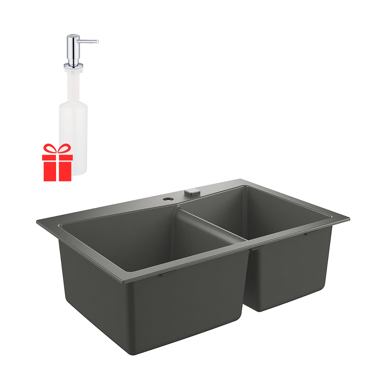 Набор Grohe мойка кухонная K700 дозатор для моющего средства Contemporary (SD00045631)
Набор Grohe мойка кухонная K700 дозатор для моющего средства Contemporary (SD00045631)