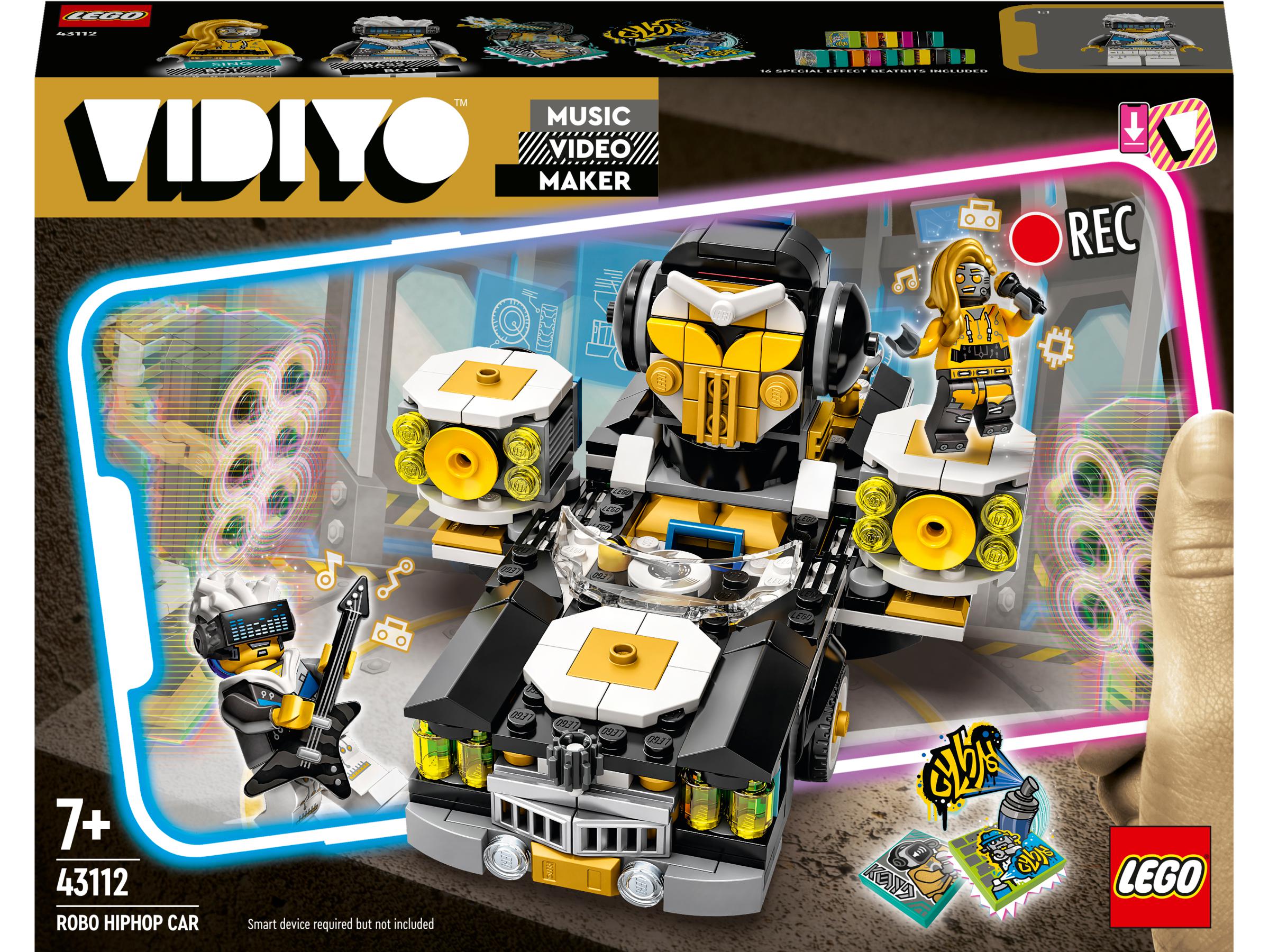 Конструктор LEGO VIDIYO Robo HipHop Car (Машина Хип-Хоп Робота) 387 деталей (43112)
Конструктор LEGO VIDIYO Robo HipHop Car (Машина Хип-Хоп Робота) 387 деталей (43112)