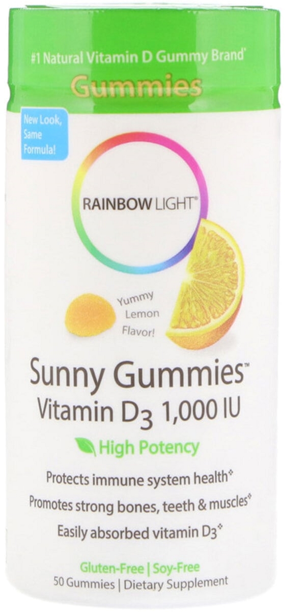 Витамины Rainbow Light D3 вкус лимона Sunny Gummies 1000 МЕ 50 жевательных конфет (21888120628)
Витамины Rainbow Light D3 вкус лимона Sunny Gummies 1000 МЕ 50 жевательных конфет (21888120628)