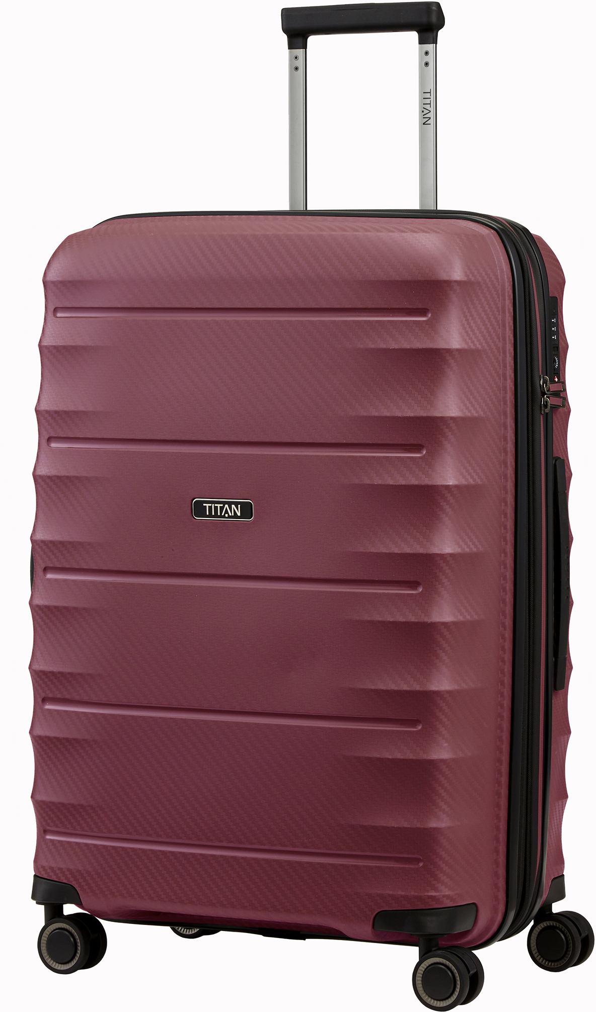 Чемодан Titan HIGHLIGHT/Merlot на 4 колесах M exp. (50/70л,3,2кг) (46x67x28см) Ti842405-69
Чемодан Titan HIGHLIGHT/Merlot на 4 колесах M exp. (50/70л,3,2кг) (46x67x28см) Ti842405-69