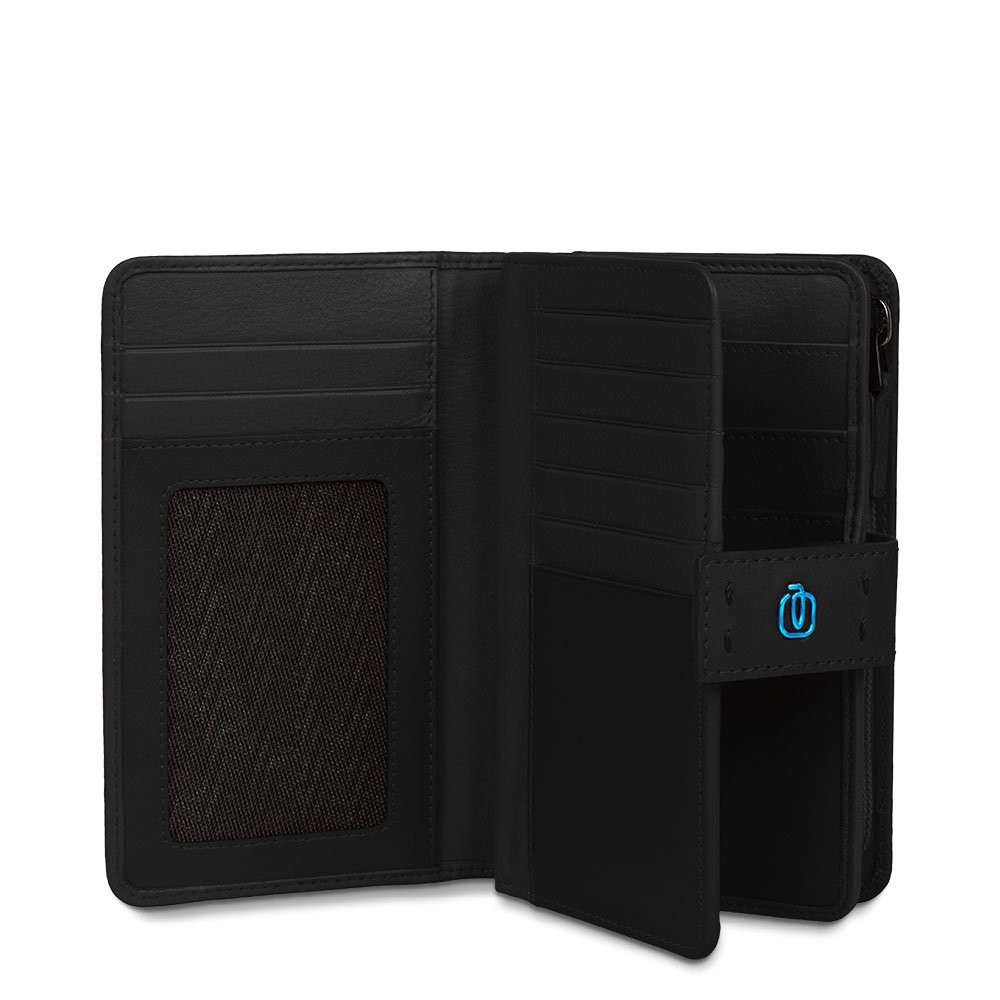 Портмоне Piquadro PULSE/Black жен. с отдел. для монет на молнии (10x15,5x3) PD1353P15_N
Портмоне Piquadro PULSE/Black жен. с отдел. для монет на молнии (10x15,5x3) PD1353P15_N