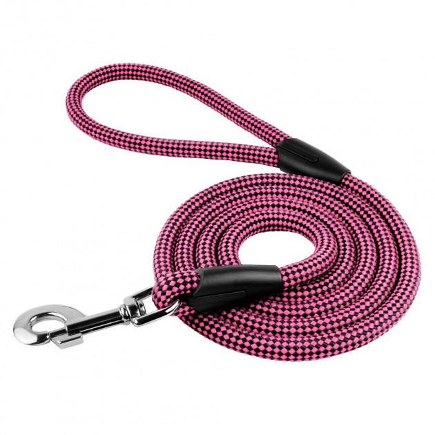 Поводок для Собак Bronzedog Active из Альпинистского Шнура Черно-Розовый 12 мм 183 см (55177)
Поводок для Собак Bronzedog Active из Альпинистского Шнура Черно-Розовый 12 мм 183 см (55177)