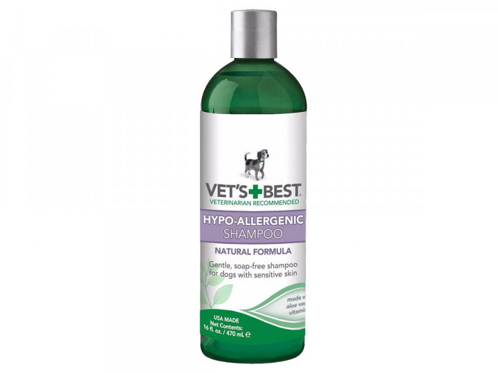Шампунь гипоаллергенный для чувствительной кожи Hypo-Allergenic Shampoo 470 мл Vet's Best BGL-VB-21
Шампунь гипоаллергенный для чувствительной кожи Hypo-Allergenic Shampoo 470 мл Vet's Best BGL-VB-21
