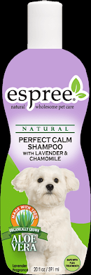 Шампунь ESPREE Perfect Calm Lavender&Chamomile Shampоо для собак, смягчения кожи и укрепления шерсти 355 мл
Шампунь ESPREE Perfect Calm Lavender&Chamomile Shampоо для собак, смягчения кожи и укрепления шерсти 355 мл