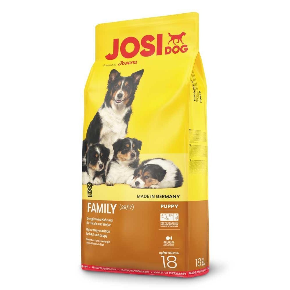 Сухой корм Josera JosiDog Family для щенков от 2-х до 8-ми недель, беременных и кормящих собак 18 кг (4032254745549)
Сухой корм Josera JosiDog Family для щенков от 2-х до 8-ми недель, беременных и кормящих собак 18 кг (4032254745549)