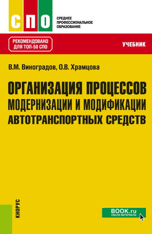 Организация процессов модернизации и модификации автотранспортных средств. Учебник
Организация процессов модернизации и модификации автотранспортных средств. Учебник