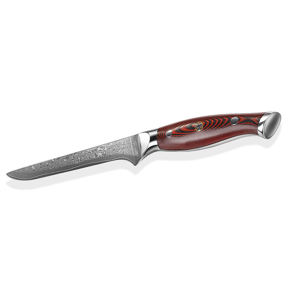 Нож обвалочный универсальный VG-10 сталь 67 слоев лезвие 14 см. Damascus DK-FK 1006 DK-FK 1006
Нож обвалочный универсальный VG-10 сталь 67 слоев лезвие 14 см. Damascus DK-FK 1006 DK-FK 1006