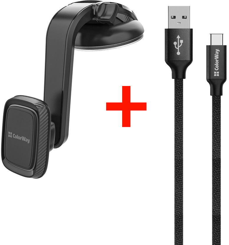Автодержатель для телефона магнитный СolorWay Dashboard-2 Gray + Кабель USB-Type-C 2.1 А 2 м Black (CW-CHM08-GR/CBUC008-BK)
Автодержатель для телефона магнитный СolorWay Dashboard-2 Gray + Кабель USB-Type-C 2.1 А 2 м Black (CW-CHM08-GR/CBUC008-BK)