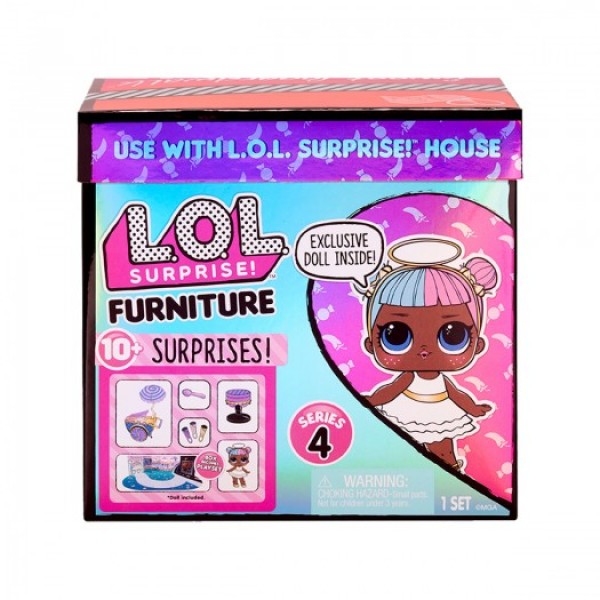 Игровой набор с куклой L.O.L. SURPRISE! серии "Furniture" - ЛЕДИ-CАХАРОК С ТЕЛЕЖКОЙ СЛАДОСТЕЙ N
Игровой набор с куклой L.O.L. SURPRISE! серии "Furniture" - ЛЕДИ-CАХАРОК С ТЕЛЕЖКОЙ СЛАДОСТЕЙ N