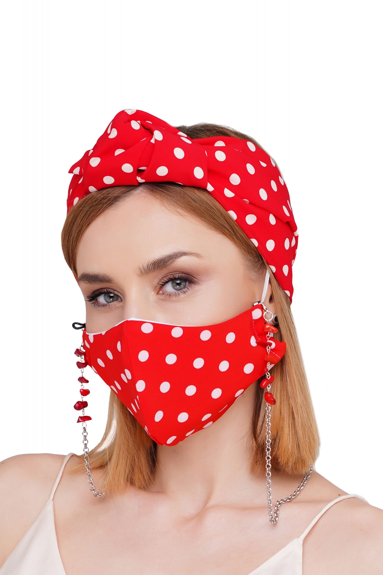 Летний набор тюрбан +маска +цепочка для маски и очков MyScarf красный в белый горох, Летний набор тюрбан +маска +цепочка для маски и очков MyScarf one size красный в белый горох
Летний набор тюрбан +маска +цепочка для маски и очков MyScarf красный в белый горох, Летний набор тюрбан +маска +цепочка для маски и очков MyScarf one size красный в белый горох