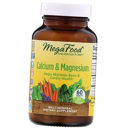 Витамины для здоровья костей и мышц, Calcium & Magnesium, Mega Food 60таб (36343037)
Витамины для здоровья костей и мышц, Calcium & Magnesium, Mega Food 60таб (36343037)