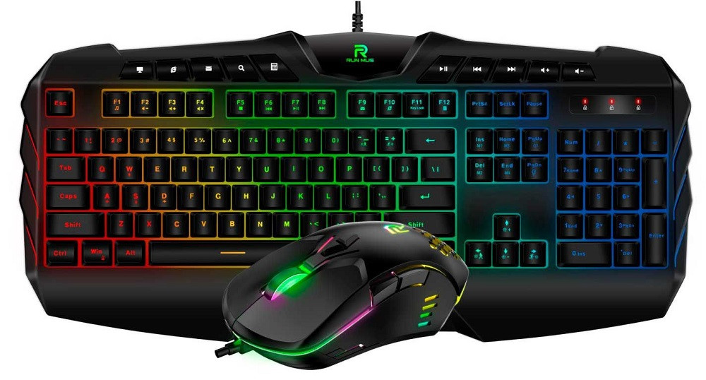 Комплект проводная игровая клавиатура и мышь Gaming Run Mus G20 CW902 с RGB подсветкой Черный (gr_016895)
Комплект проводная игровая клавиатура и мышь Gaming Run Mus G20 CW902 с RGB подсветкой Черный (gr_016895)